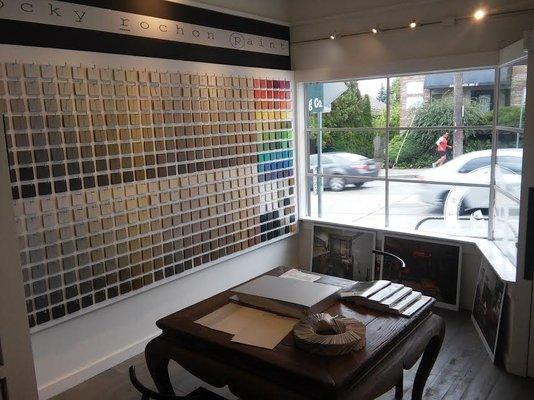 Beautiful designer paint selection