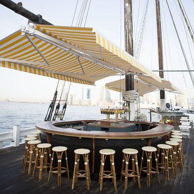 Awnings located at Grand Banks, NYC