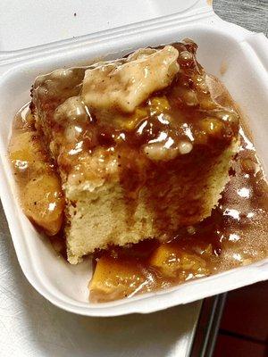 Peach Cobbler Pound Cake!!