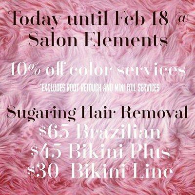 Take advantage of our Feb 2017 Special! Call us for more info!