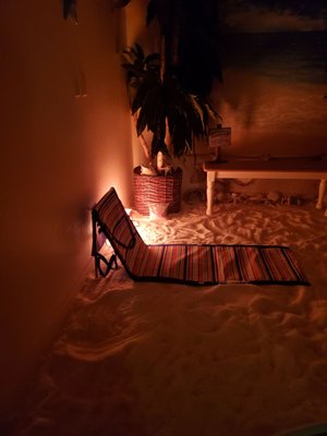 Abundance WellSpa Beach Halo Therapy Room.