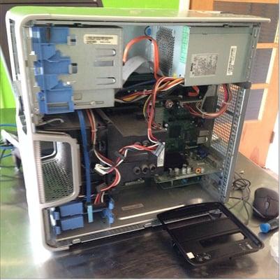 Customer's Tower: disk drive replacement