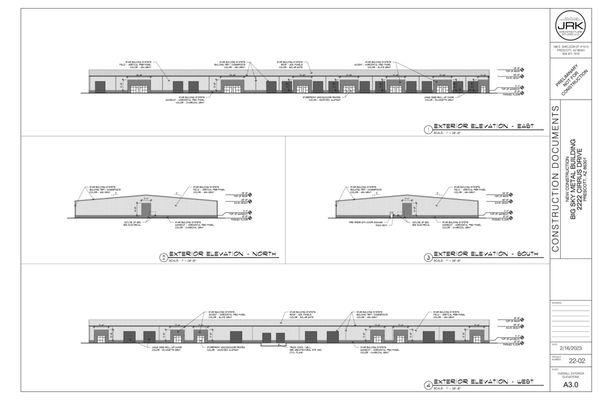 Cirrus Big Sky - Industrial
Exterior Elevations