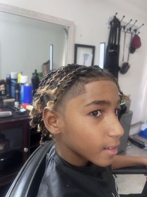 Kids haircut shadow fade