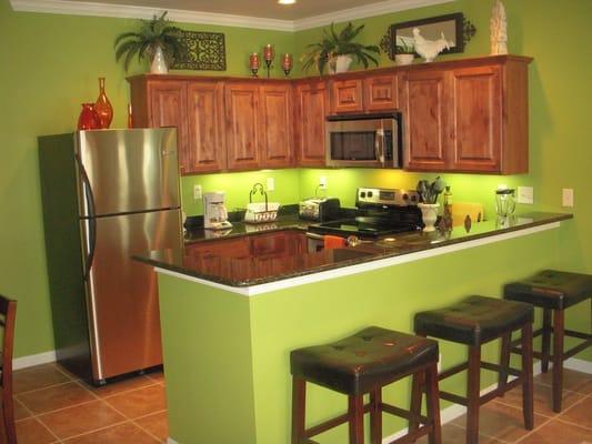 Green Luxury in Gruene kitchen.