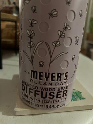 Mrs Meyers Diffuser scented  wood beads $4.99