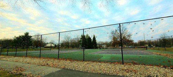 Tennis courts