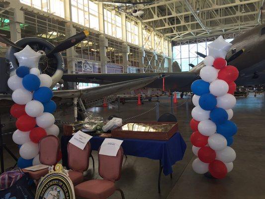 Retirement Red, White and Blue Balloons