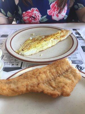 Fried or Grilled, their Haddock is wonderful!