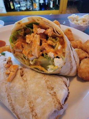 Buffalo chicken wrap