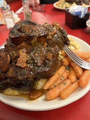 Ossobuco - very tender and flavorful.