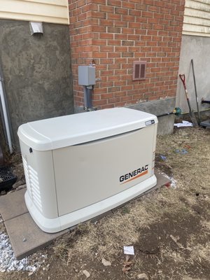 24kw generator installed.