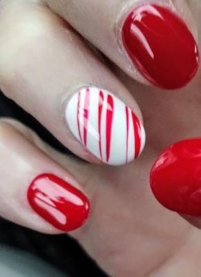 Candy Cane Nails!