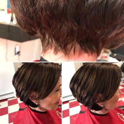 Classic ladies cut & style