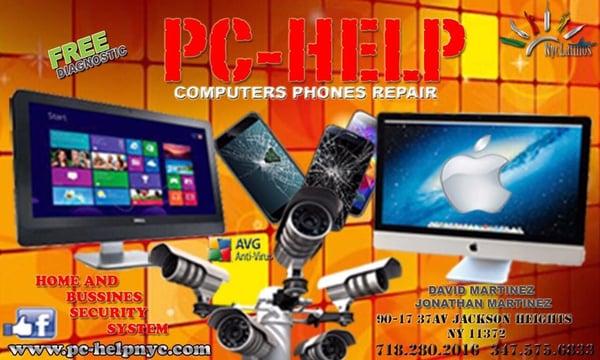 Pc-Help Computer Phone Repair...........
 718-280 2016