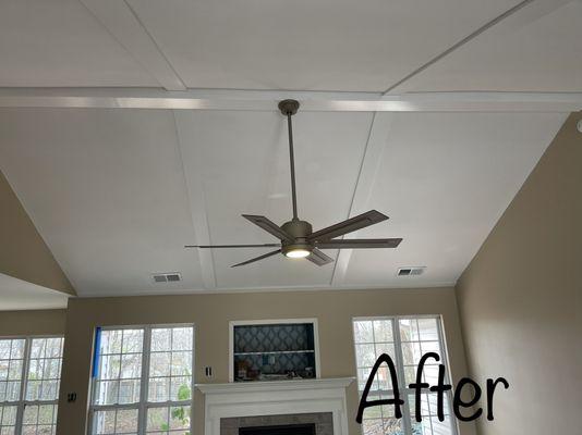 Ceiling project after