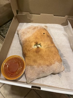 All meat stromboli