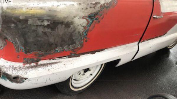 1954 Nash at beginning of restoration