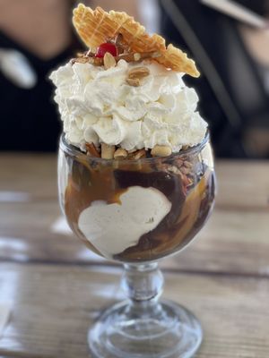 Caramel hot fudge something!