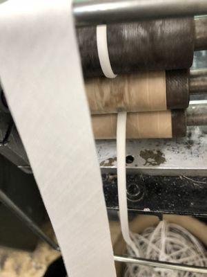 Machine working for loops and paper