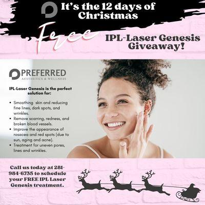 FREE IPL Treatment... Schedule an appointment