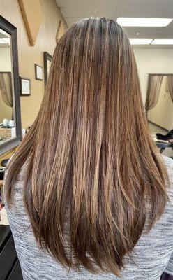 Haircut, color and treatment by Sonia del Valle