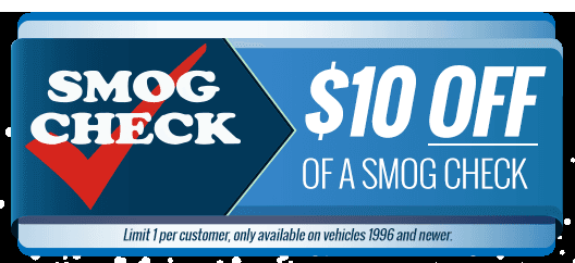 Don't forget to ask about getting $10 off of your smog in the Los Angeles area!