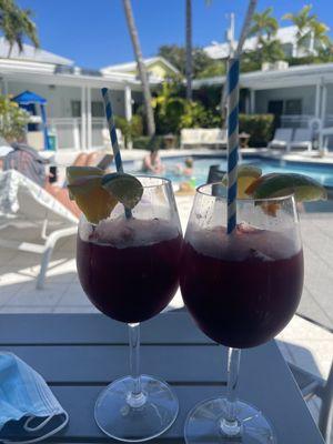 Sangria by the pool