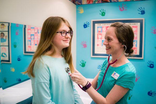 Always happy to help our patients learn more about their health at our East Portland Pediatrics office.