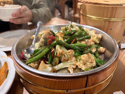 Green beans & cauliflower