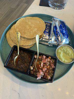 Complimentary Tostadas and Salsa