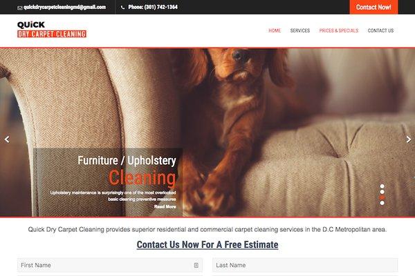 Quick Dry Carpet Cleaning, built on Wordpress platform, fully customized. Visit at http://quickdrycarpetcleaner.com