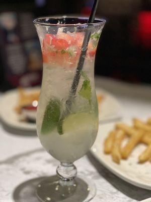 Strawberry Basil Mojito