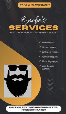 Barba’s Services