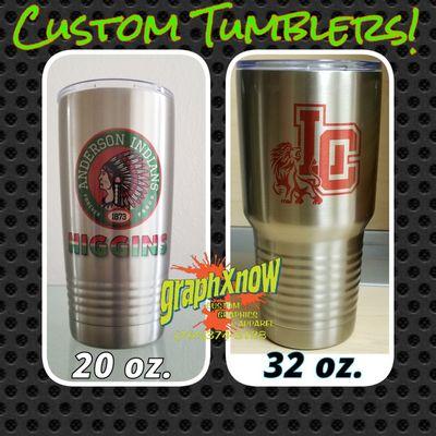 Custom tumblers