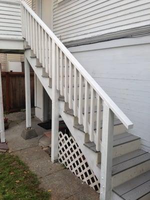 New stairs in the university district