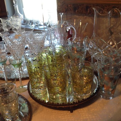 Vintage 1950's and  Crystal  Glassware ......