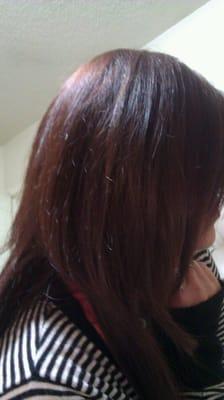 Love my hair color.