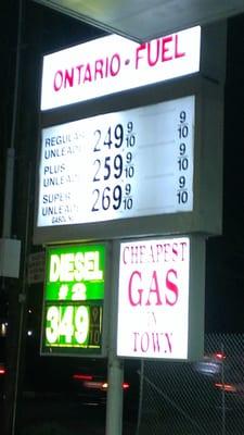 Kazi doesn't lie! This cheapest gas around! Thanks Kazi! Merry Christmas!