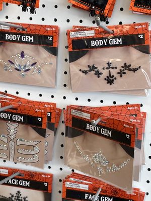 Halloween body gems