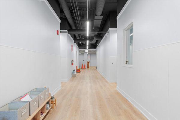 Another view of our hallway upon entry in to the school!