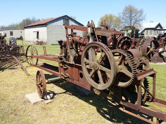 Horse drawn hay baker