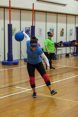 Goalball is an adaptive sport for the blind and visually impaired.