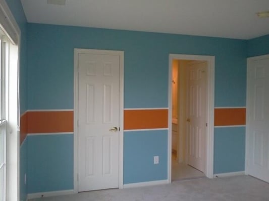 Recently Painted Boy's Bedroom