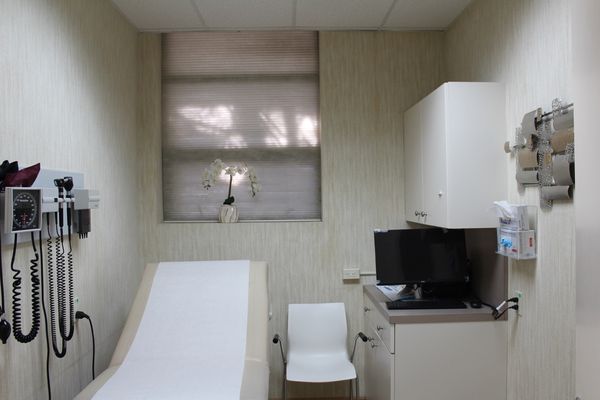 Clean and contemporary Exam rooms