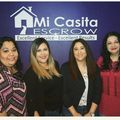 Mi Casita escrow staff