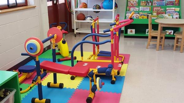 Healthy Habits Gym- in the Butterfly Garden classroom (preschool ages 3-5)