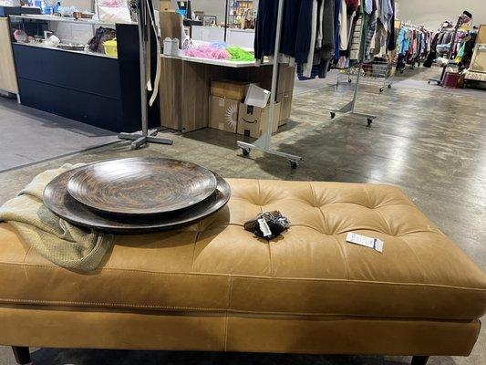 Ottoman at New Life Furniture Thrift Store in Sharonville