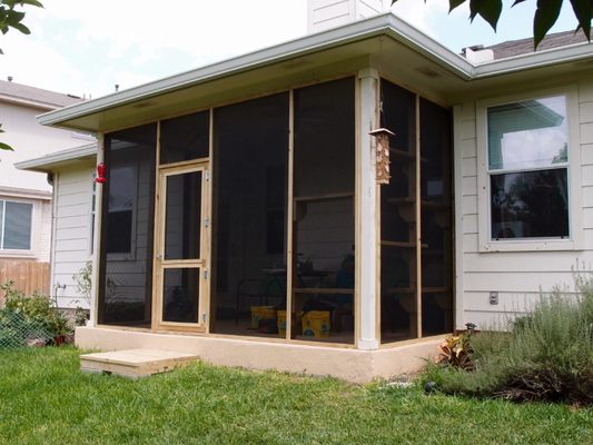 A screen porch catio is great for both you and your cats.