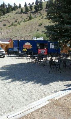 Food truck and seating